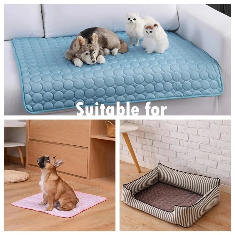 Cool Down cooling mat color and size chart