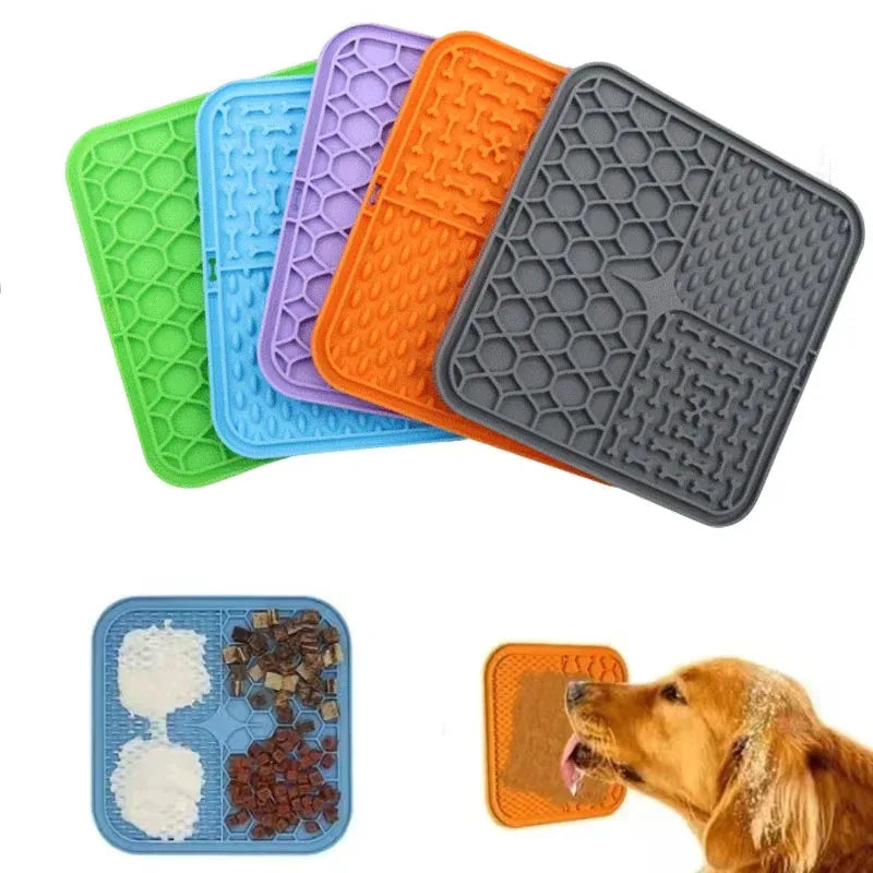 PawVita Lick & Calm silicone slow feeder lick mat