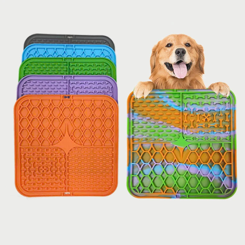 Lick & Calm lick mat suction base close-up