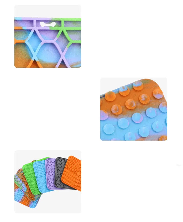Lick & Calm — Silicone Slow Feeder Lick Mat